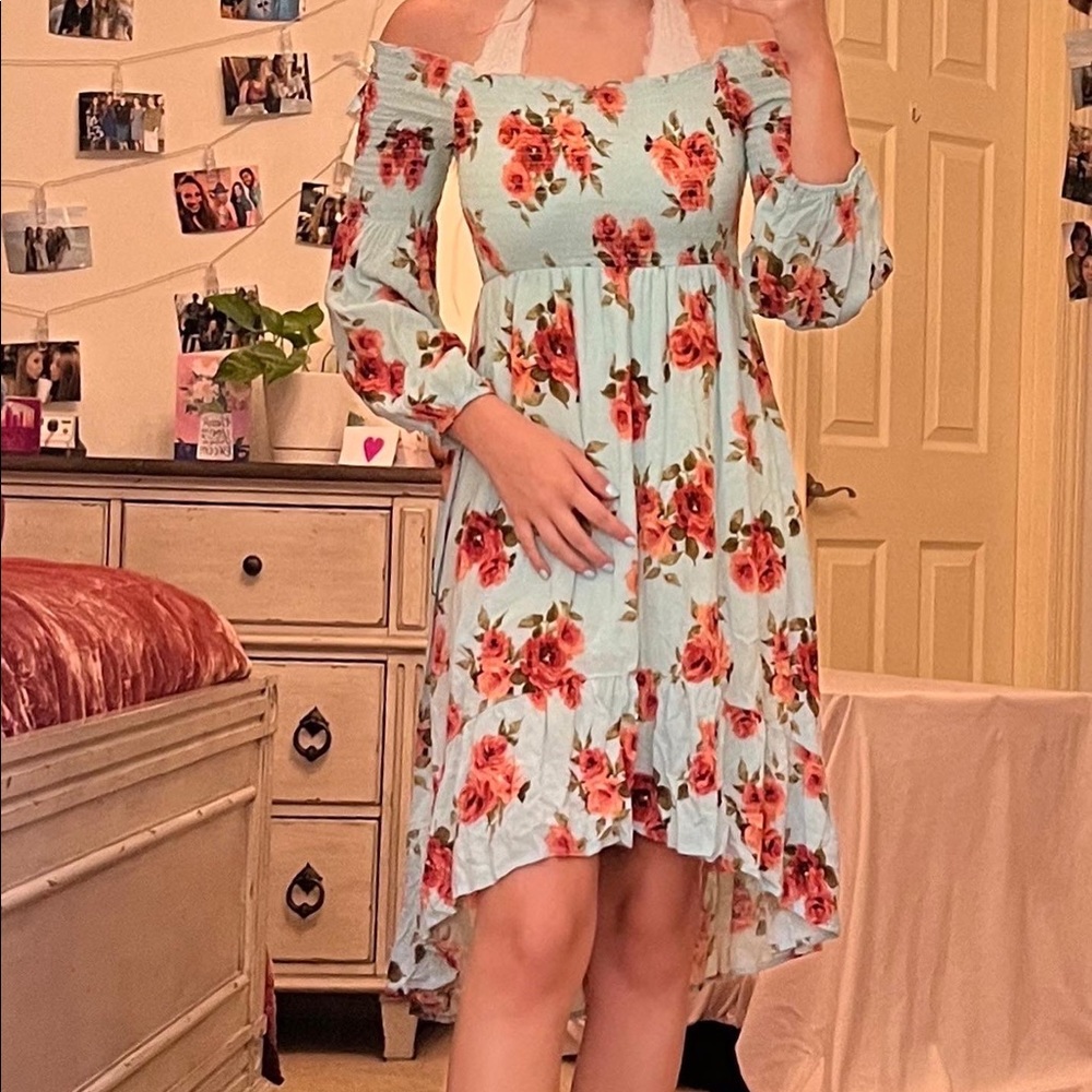 Off the shoulder dress